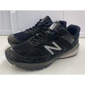 Women New Balance USA 990v5 Encap navy leather sneakers shoes W990BK5, 11.5 2E